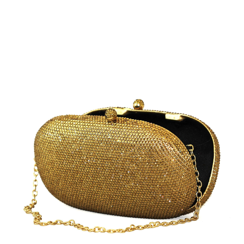 Beauty Box - Gold Crystal Clutch - CrystalCraftWorld