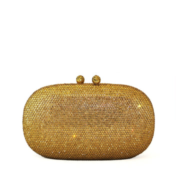 Beauty Box - Gold Crystal Clutch - CrystalCraftWorld