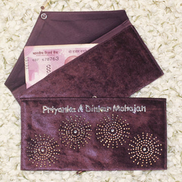 Swarovski Name envelope -Purple (Set of 10) - CrystalCraftWorld